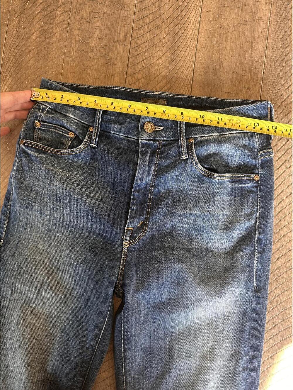 MOTHER The High Waisted Looker Ankle Fray in Not Rough Enough Women’s size 26 - Picture 9 of 15